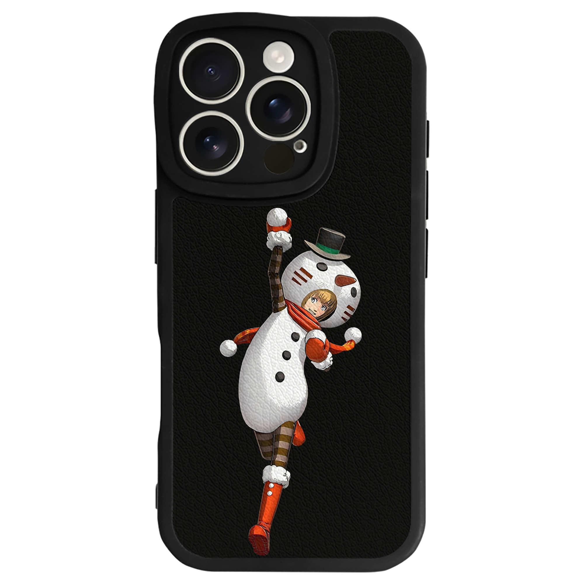 （画像用） 進撃の巨人 アルミン·アルレルト Attack on Titan Armin Arlert 【iPhone 16シリーズ対応】シリコンスマホケース（レザー調） 材質：シリコン
